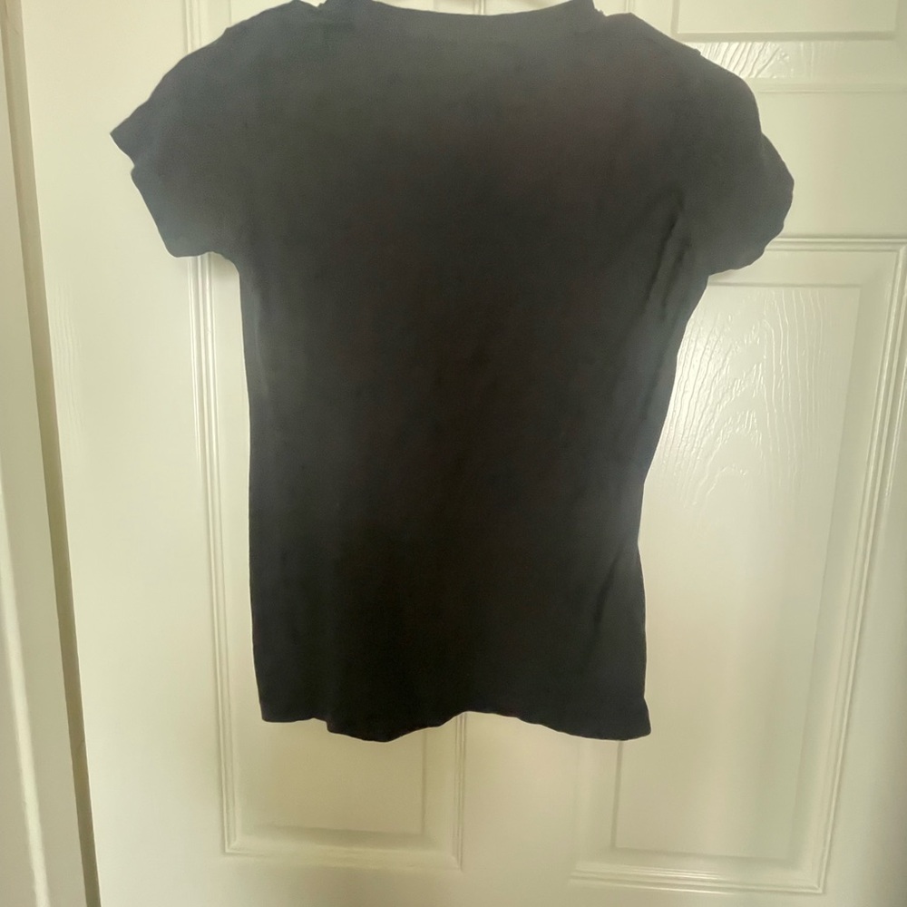 Coraline Black Graphic T-Shirt with Colorful Fall Design - Picture 2 of 2